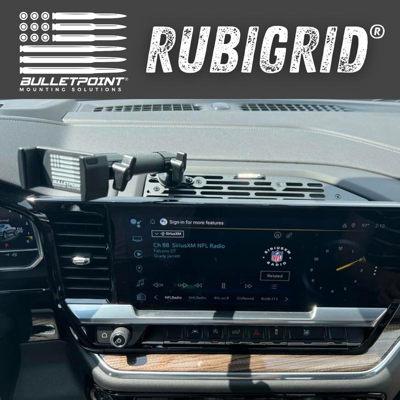 Bulletpoint RubiGrid Metal Dash Mount Phone Holder Compatible with 2022+ Chevrolet Silverado & GMC Sierra - Image 2